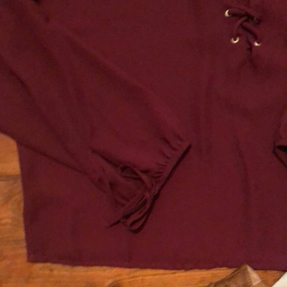 Charlotte Russe - Lace Up Neck - Light Weight - Picture 4 of 5